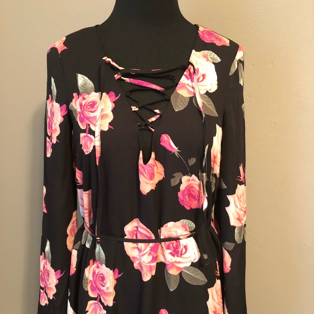 Floral Hi Low Dress